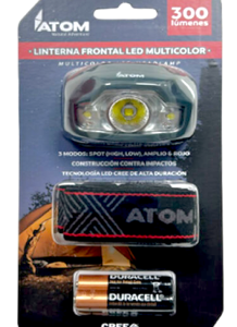 Linterna FRONTAL 300 Lumens