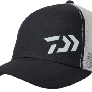 DAIWA Gorra de media malla con logotipo 3D,