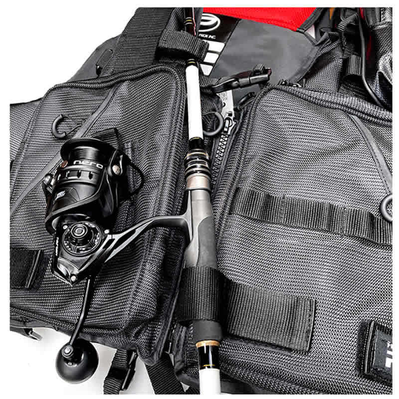 PROX Chaleco de Pesca PX313KK- Negro - Image 6