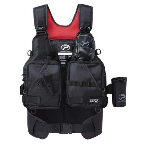 PROX Chaleco con Soporte Lumbar PX313SPKR Rojo